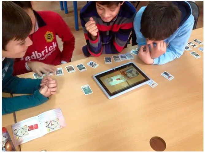 Niños aprendiendo mediante el juego